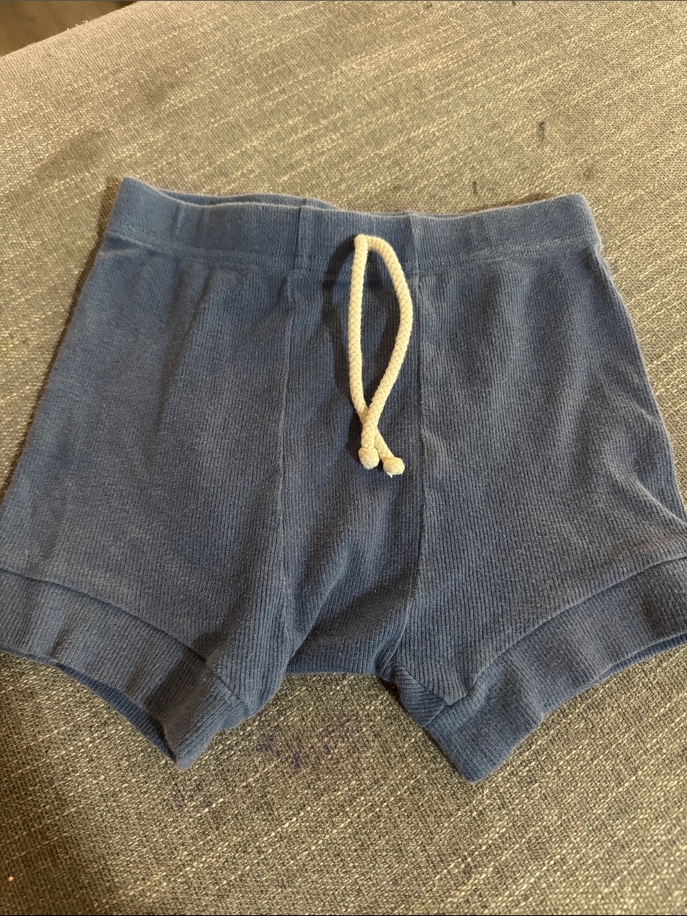 SOVA Light Blue Knit Drawstring Shorts 4T